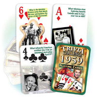 Flickback 1959 Trivia Playing Cards: Birthday