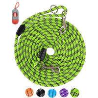 Long Dog Leash For Training - 10Ft/16Ft/30Ft/50Ft/100Ft  Reflective  Heavy Duty For Large  Medium  Small Dogs - Walking  Playing  Camping  Yard