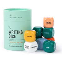 Two Tumbleweeds Writing Dice - Creative Writing Game For Adults  Writers & Teachers - Set Of 9 Dice For Story Inspiration - Gifts For Writers - 1+ Players