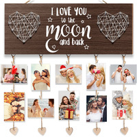 Birthday Gifts For Him Boyfriend  Anniversary Love Gifts For Her Girlfriend  Romantic Picture Frame Wedding Gifts For Couples Wife Husband  I Love You Gifts Hanging Photo Holder Mom Mothers Day Gifts