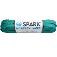 Derby Laces Teal Spark Shoelace For Shoes  Skates  Boots  Roller Derby  Hockey And Ice Skates (72 Inch / 183 Cm)