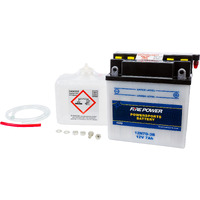 Wps Conventional 12V Standard Battery With Acid Pack 12N7D-3B