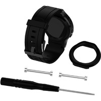 Zszcxd Band For Garmin Forerunner 225 Watch  Silicone Wristband Replacement Watch Band For Garmin Forerunner 225 (Black)
