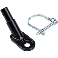 Bike Trailer Hitch Connector Coupler Bicycle Adapter For Children's Trailers Cargo And Pet Bicycle Trailers Black Adapter Accessories By Cenipar