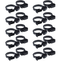 Double Gripping Nylon Hose Clamps  Snap Grip Nylon Plastic Hose Clamps (25.5-27.5Mm (1Inch)  20Pack)