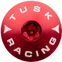 Tusk Billet Aluminum Engine Plug Kit Red - For Honda