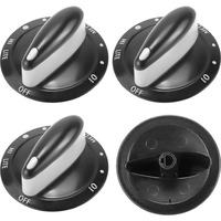 Ami Parts 4 Pack 74011287 Gas Range Burner Knob Black Compatible With Maytag Gas Stove Knobs Ap4100044  Ps2088607  74011287(4 Pack)