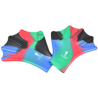 Kiefer Silicone Webbed Swim Gloves  Multicolored  Medium (660100-M)