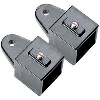 Seachoice External Eye End For Square Tubes  Nylon  Black