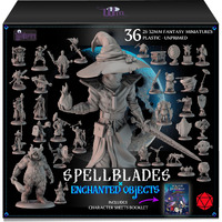 Wildspire Spellblades & Enchanted Objects For Dnd Miniatures 28Mm-32Mm Characters  Npc & Animated Objects For Dnd 28Mm Dungeons & Dragons Miniatures Bulk D&D Miniatures Dnd Minis Dnd Figures