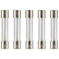 Bussmann Mdl-6 6 Amp Time Delay Glass Tube Fuse  250Vac  Ul Listed 5-In Tin  5 Pack