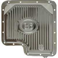 Compatible/Replacement For Ford C6 Steel Transmission Pan - Chrome