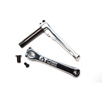 Gt Power Series Alloy Crank Set  Chrome  175Mm
