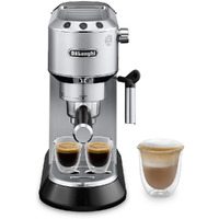 De'Longhi Dedica Ec680M  Espresso Machine  Coffee And Cappucino Maker With Milk Frother  Metal / Stainless  Compact Design 6 In Wide  Fit Mug Up To 5 In