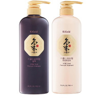 Daeng Gi Meo Ri - Ki Gold - Premium Shampoo + Treatment Set For Hair Loss  Thin Hair  Gray Hair Prevention And Treatment  Medicinal Herbal Shampoo  All Natural  Korea's No. 1 Hair Brand