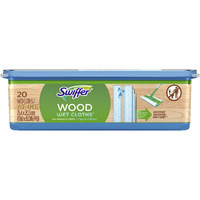 Swiffer Sweeper Wet Wood Floor Mopping Cloths  20 Count