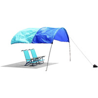 Shibumi Shade Mini  World's Best Beach Shade  The Original Wind-Powered Beach Canopy  Provides 75 Sq. Ft. Of Shade  Compact & Easy To Carry  Sets Up In 2 Minutes  Designed & Sewn In America