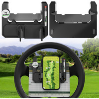 Clubrally Golf Cart Accessories Steering Wheel Phone Mount For Club Car Ezgo Yamaha