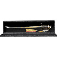 Resafy Champagne Saber With Golden Handle Champagne Wine Opener With Wooden Gift Case