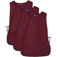 Sivvan Unisex Apron - Cobbler Apron 3-Pack - S87003 - Burgundy - R
