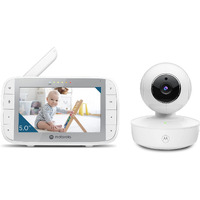 Motorola Baby Monitor Vm36Xl - Indoor Video With Camera  480X272P  1000Ft Range  2.4 Ghz Wireless 5"" Screen  2-Way Audio  Remote Pan  Tilt  Zoom  Room Temperature Sensor  Lullabies  Night Vision