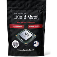 Meta Online 1.5 Grams Liquid Metal Thermal Compound - 130W/M'K Conductance - Thermal Grease - Ready To Apply For Ps5 - Cpu - Gpu - Liquid Metal Thermal Paste