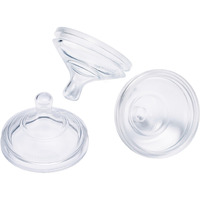 Boon Nursh Newborn Silicone Baby Bottle Nipples - Bottle Nipples For Boon Nursh Newborn Bottles - Baby Bottle-Feeding Supplies - Slow Flow Baby Bottle Nipples - 3 Count