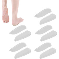 Brrnoo Heel Wedge Inserts  5 Pairs/Set Shoe Heel Cushion Inserts  Medial & Lateral Heel Wedge Silicone Insoles  Orthotic Gel Protective Cups O X-Type Leg Corrector For Foot Alignment  Knock Knee Pain