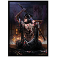 Fantasy North - Spider - 100 Smooth Matte Tcg Trading Card Sleeves - Fits Magic Mtg Commander Pokemon And Other Card Games - Playing Card Sleeves