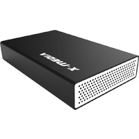 X-Media Xm-En3200 3.5-Inch Usb 2.0 Sata Aluminum Hard Disk Drive Hdd External Enclosure Case  Support 3.5-Inch Sata/Ssd Hard Disk Drive