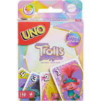 Mattel Games Uno Trolls 3: Band Together Card Game For Kids  Adults & Game Night Featuring Trolls Characters & Special Rule