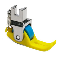 Honeysew Teflon Narrow Roller Presser Foot For Industrial Single Needle Lockstitch Sewing Machine Wheel