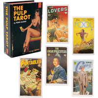 Pulp Magazines Themed Tarot Card Deck - With Characters From The History Of Pulp Illustration - Boxed Set With 78 Cards