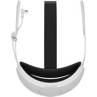 Meta Quest 2 Elite Strap With Battery For Enhanced Comfort And Playtime In Vr  Black/White