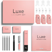 Luxe Cosmetics - Lash Lift Kit - Complete Set For Eyelash Lifting - ???????? ???? ?????? - Easy To Apply And Long Lasting Finish - Professional Results Up To 8 Weeks From Home- Includes 3 Applications
