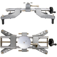 Zackman Scientific Autosolo Universal Wheel Clamp & Magnetic Adapter For Precise Camber Caster Gauges - Essential Wheel Alignment Kit Accessory - Fits 11-25"" Rims