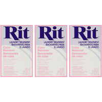 Rit Dye Laundry Treatment Color Remover Powder  2 Oz  3-Pack