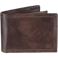 Dockers Men's Extra Capacity Bifold Wallet-Id Window And Multiple Card Slots  Brown  One Size