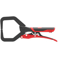 Armor Tool Locking C-Clamp - 7"" Welding Clamp With Auto Adjust Design & Comfortable Grips - A06200G
