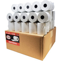 (50 Rolls) 3 1/8 X 230 Thermal Paper Receipt Rolls (55 Gsm Premium Quality German Paper) Fits All Pos Cash Registers Bpa Free - Buyregisterrolls