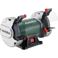 Metabo 6-Inch Shop Bench Grinder | 370 W | 3.4 Amp | Adjustable Eye Shield And Spark Deflectors | 3-Year Limited Warranty | Ds 150 M  Green