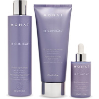 Monat Ir Clinical System Haircare Kit - Advanced Hair Restoration Kit With Effective Hair Strengthening Formula - Complete Hair Growth System With Shampoo Conditioner & Serum