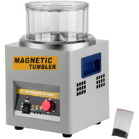 Bestequip Magnetic Tumbler  Jewelry Polisher 2000 Rpm Finisher  7.3 Inch Magnetic Polisher 3.3 Lbs Capacity  1-60 Min Time Control For Jewelry (Kt185)