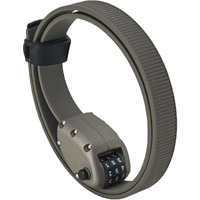 Ottolock Hexband Lightweight  Extra Tough Combination Bike Lock | Steel & Kevlar | Ideal For Cycling  E-Mobility  & Outdoor Gear (Grey  30 Inch)