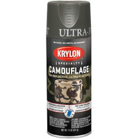 Krylon 11 Oz K04293777 Fusion For Plastic Olive Spray Paint Camouflage