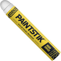 Markal 80620- B-E Paintstik Rough Surface Solid Paint Marker  Best For Very Rough Surfaces: Forgings  Castings  Concrete And Lumber  White (12Pk) Made In Usa