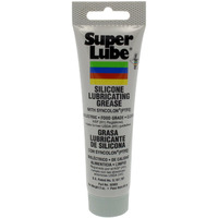 Super Lube 92003 Silicone Lubricating Grease With Ptfe  3 Oz Tube  Translucent White