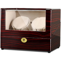 Chiyoda Watch Winder For Men's And Women's Automatic Watch With 2 Mabuchi Motors  Lcd Touch Screen