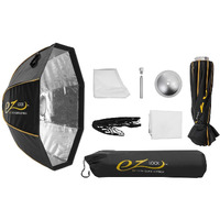 Glow Ez Lock 60"" Octa Small Quick Softbox  Eight-Sided Parabolic Softbox Opens Up And Closes Down Easily  This Bowens Mount Softbox With Quick Speedring Swap Is An Ideal Speedlight Soft Box
