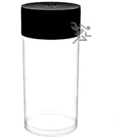 Black Lid Capsule Tube For 33Mm Thru 42Mm Ring Type Air-Tite Coin Holders Qty: 3